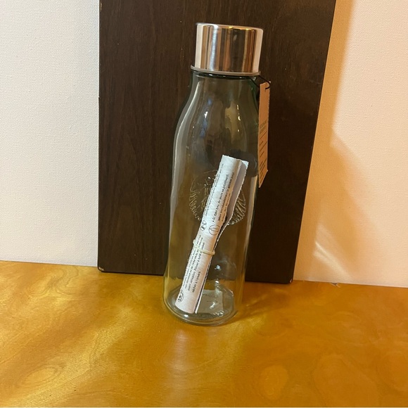 Lot of Starbucks Recycled Glass Water Bottle 20oz x2 + Pink 24oz Cup NWT - Picture 5 of 8